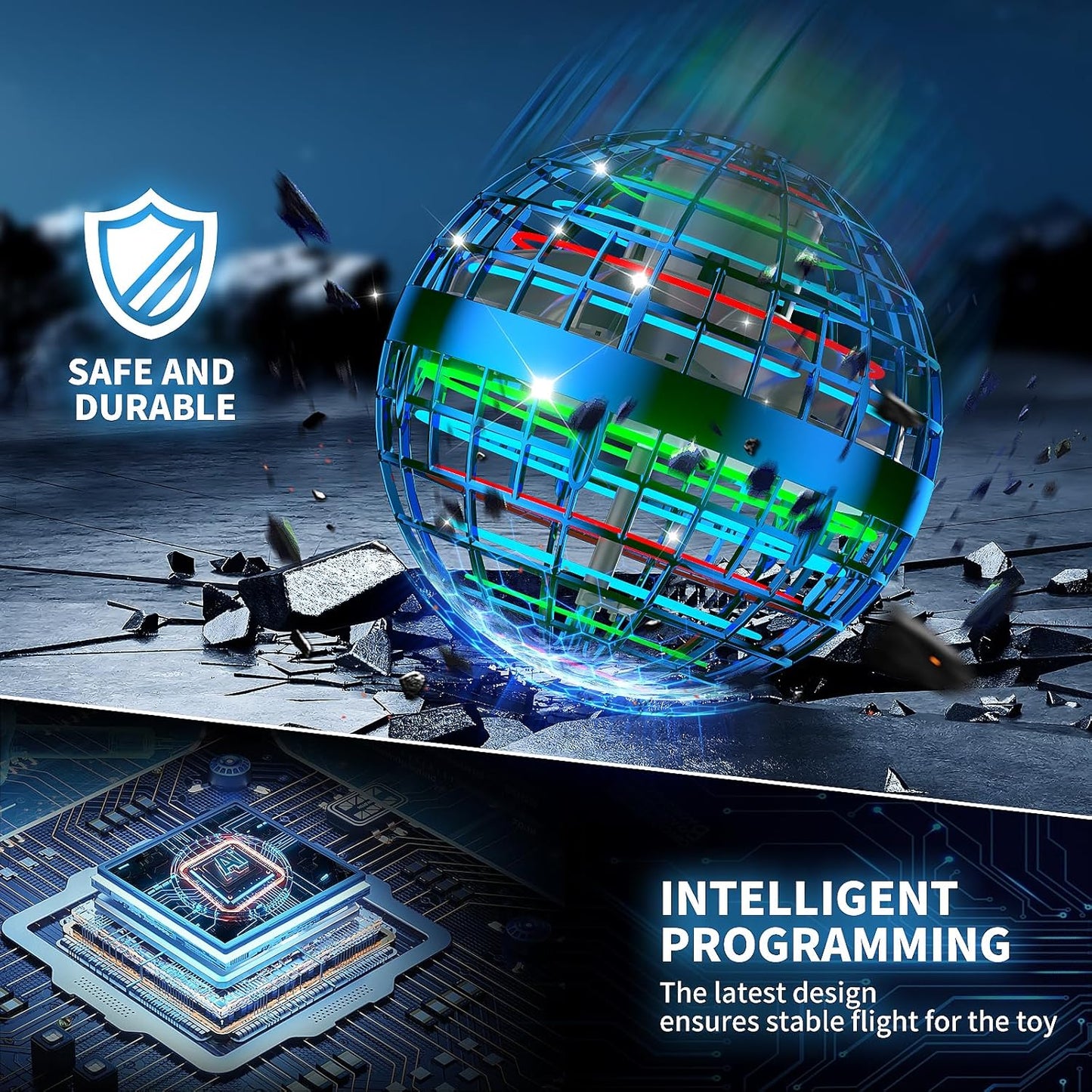 Magic LED Flying Globe